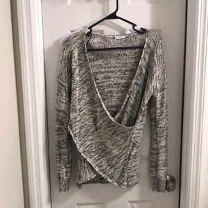 Wrap sweater